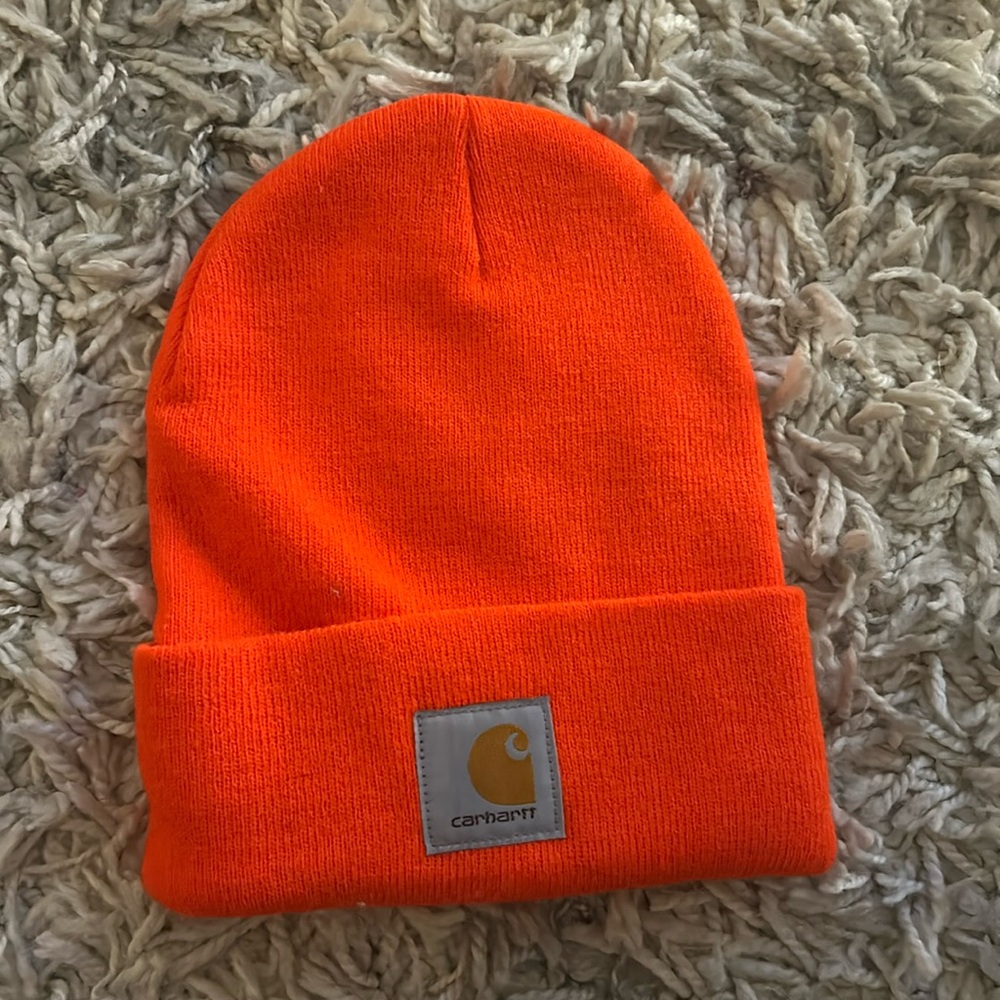 Carhartt neon beanie